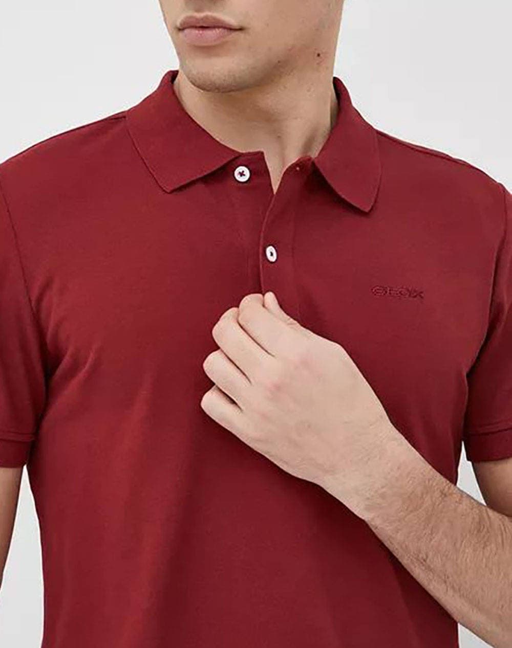 Men's Polo Shirts Geox Bordeaux