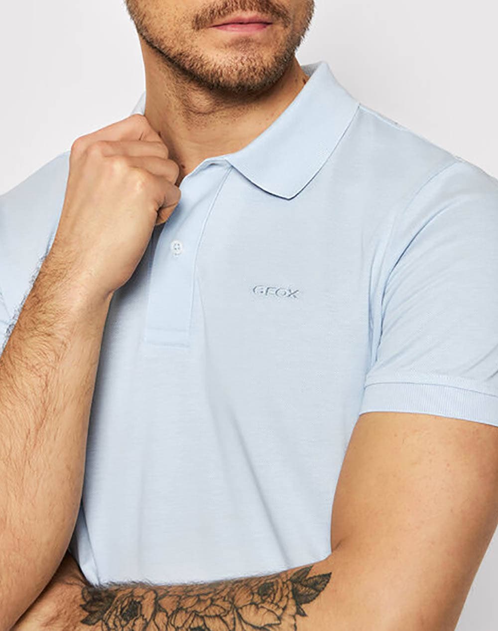 Men's Polo Shirts Geox Blue