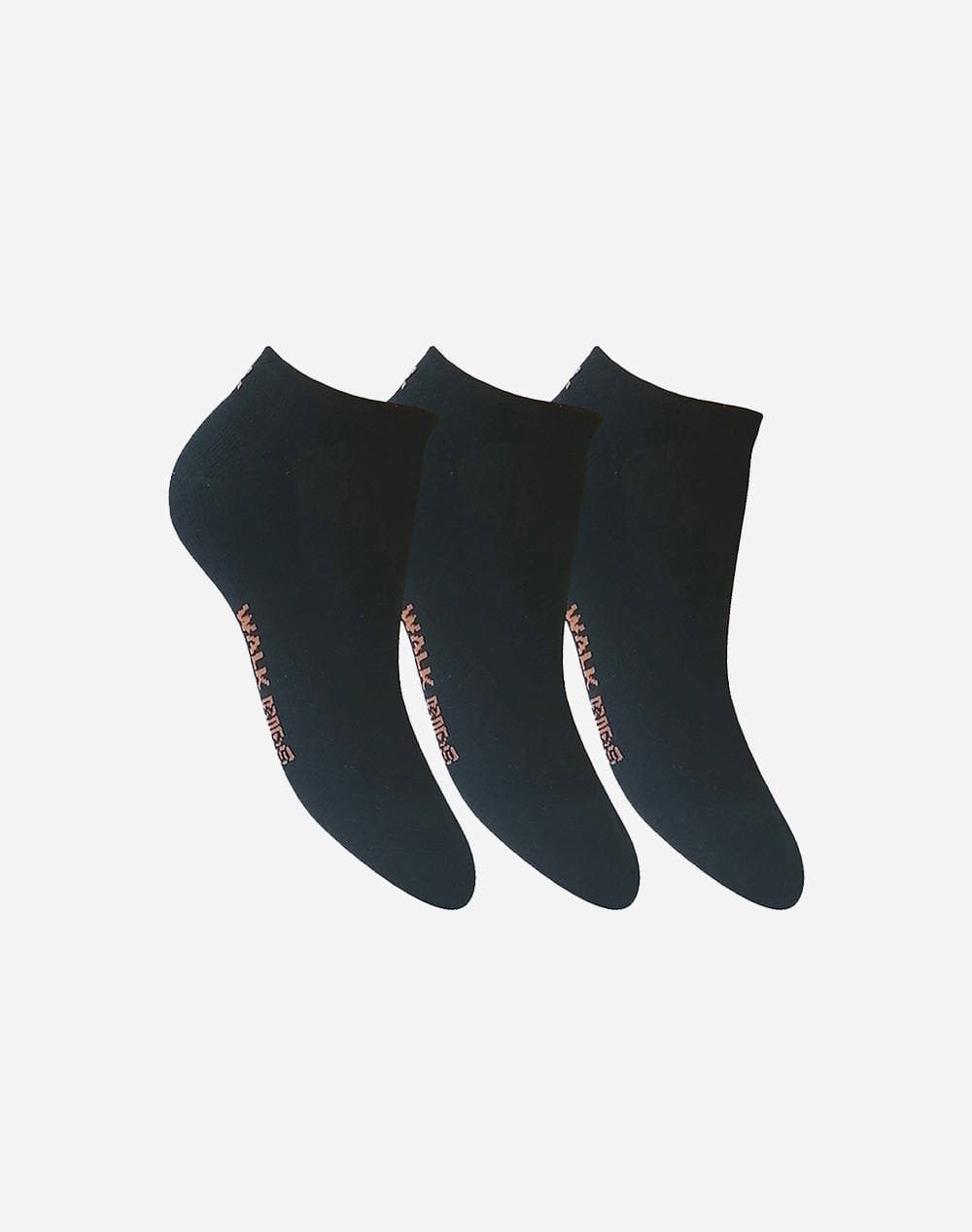 WALK ΠΑΙΔΙΚΕΣ ΑΘΛΗΤΙΚΕΣ ΒΑΜΒΑΚΕΡΕΣ ΚΟΦΤΕΣ ΚΑΛΤΣΕΣ ΣΕΤ 3 ΖΕΥΓΗ W1862-3-020202/ΜΑΥΡΟ Black