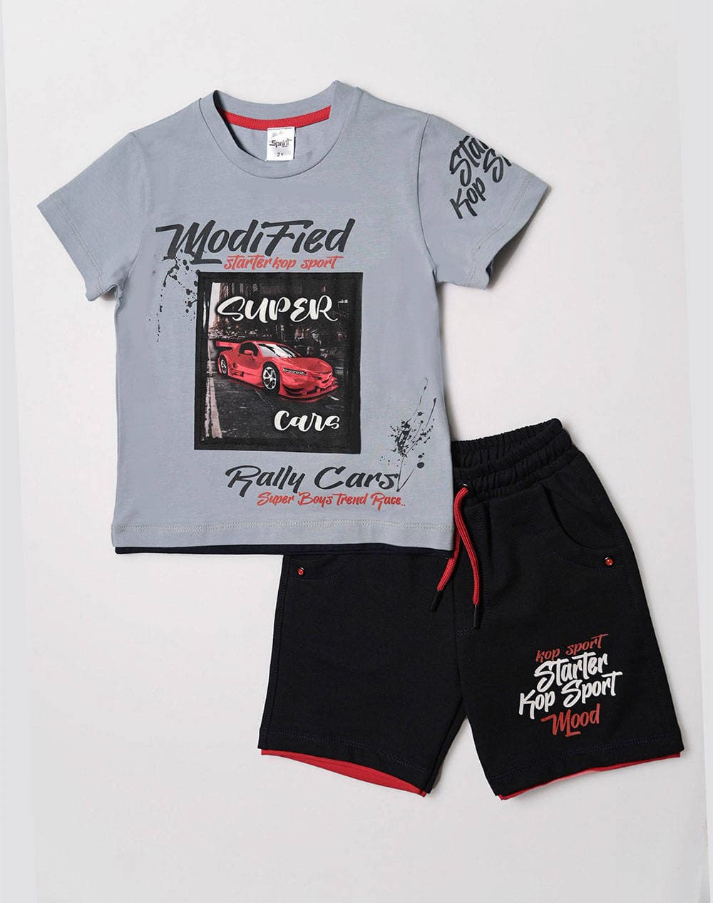 SPRINT SET BABY BOY 231-1063-S160 Gray