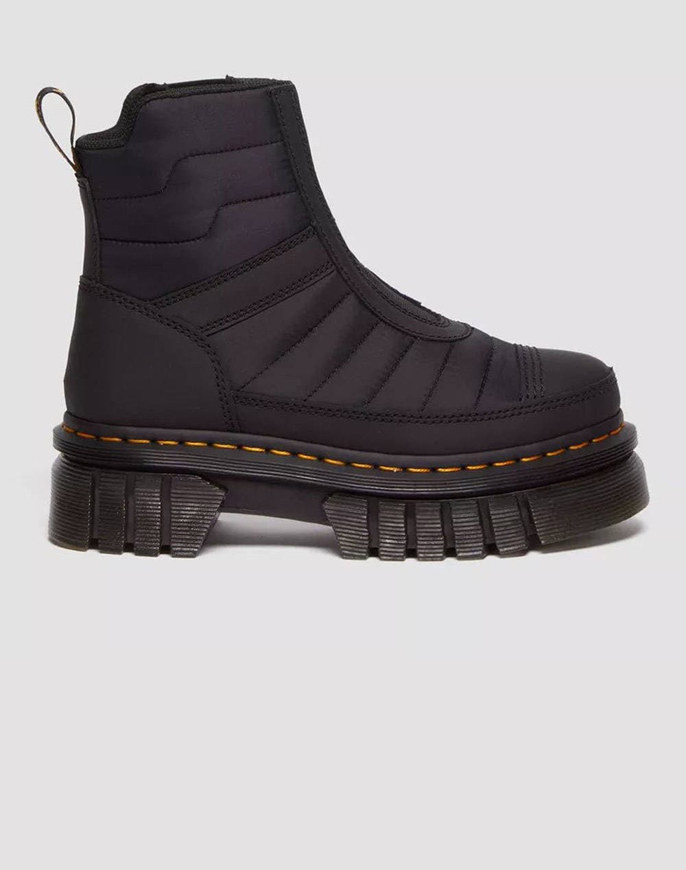 DR.MARTENS 30915001 Audrick Chelsea QLTD Rubberised Leather & Warm Quilted ΜΠΟΤΑΚΙ ΧΑΜΗΛΟ DR MARTENS 30915001-0071 Black