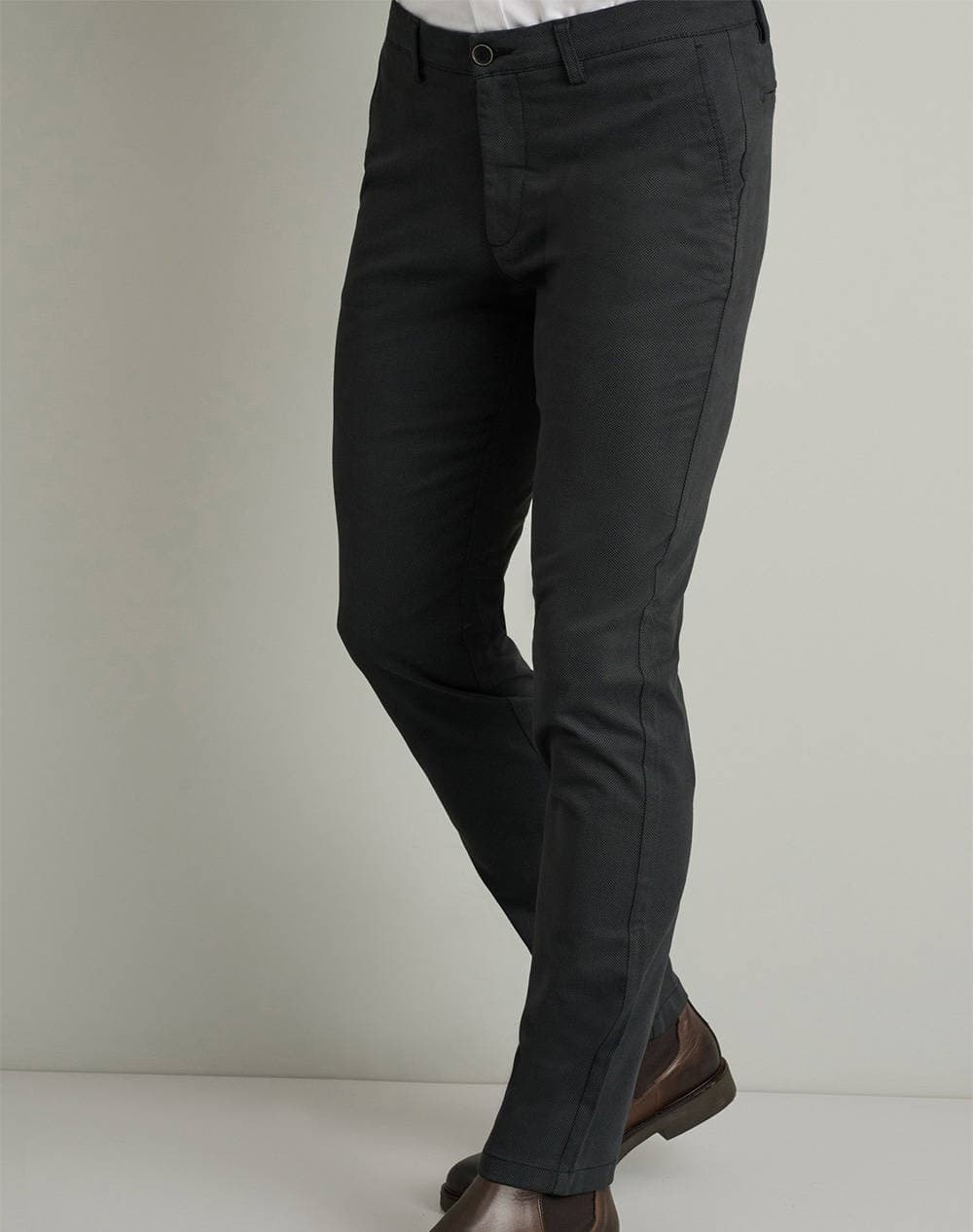 Men's Chino Pants Navy & Green Blue