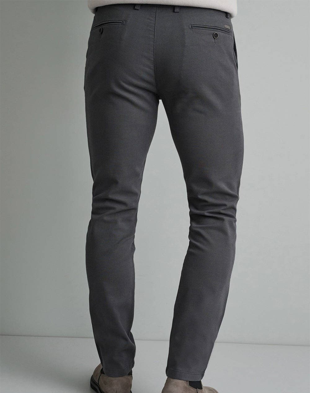 Men's Chino Pants Navy & Green Gray