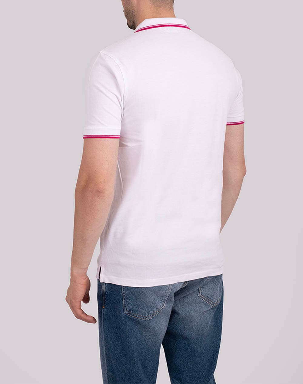 Men's Polo Shirts Ascott White