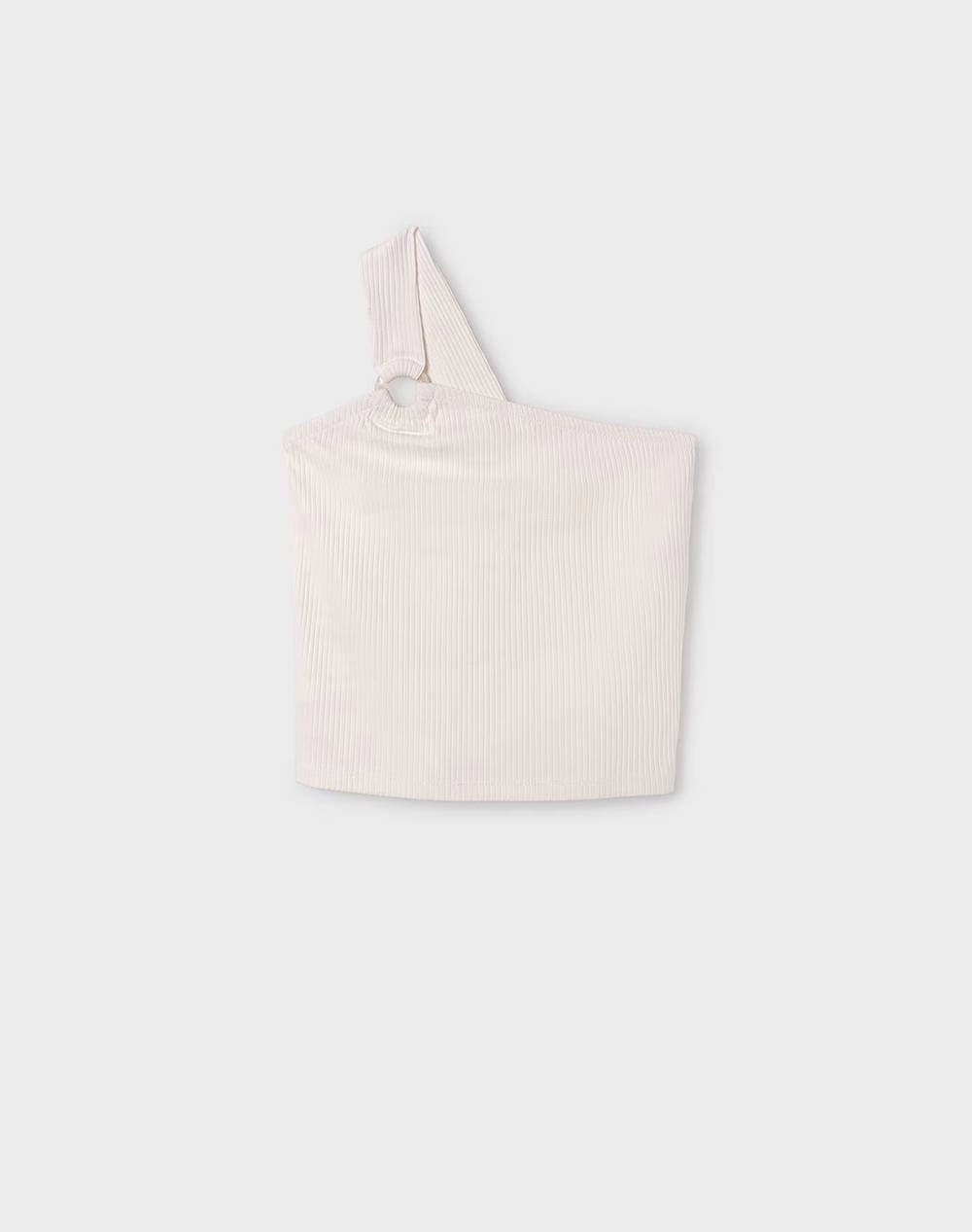 MAYORAL Μπλουζα τιραντες καναλε 6017-58 Ecru