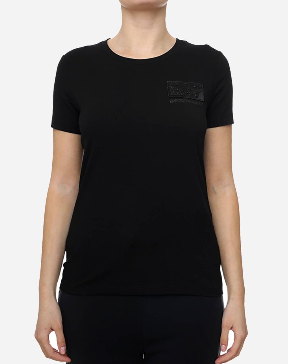 Women's T-Shirts Ea7 Emporio Armani Black