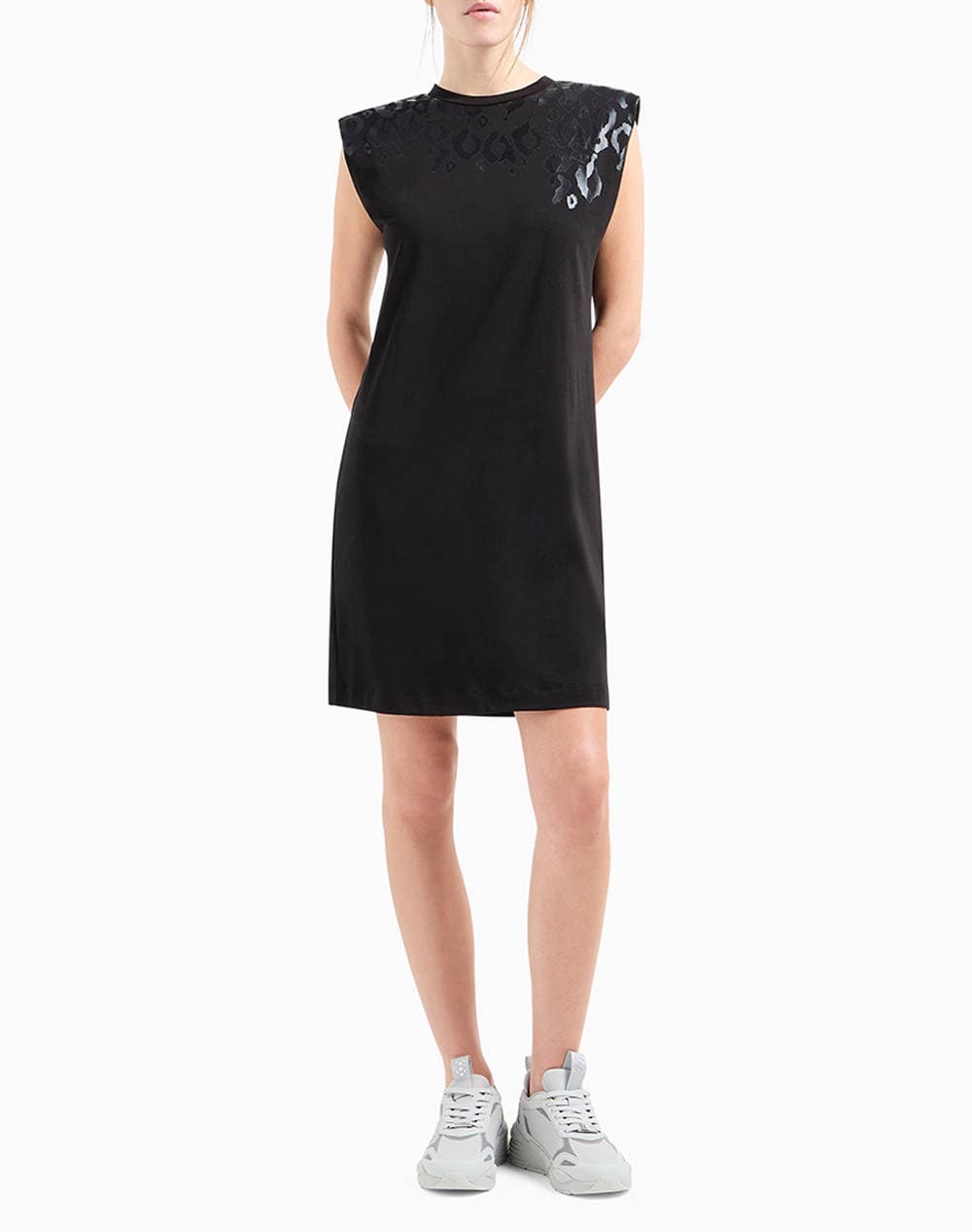 Women's Dresses Ea7 Emporio Armani Ecru