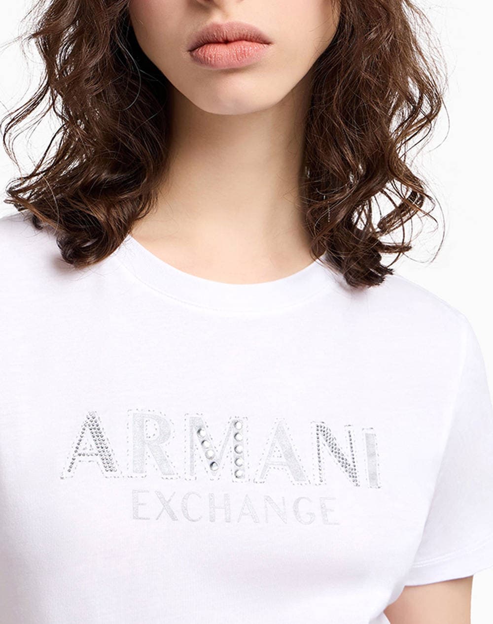 Women's T-Shirts Armani Exchange White