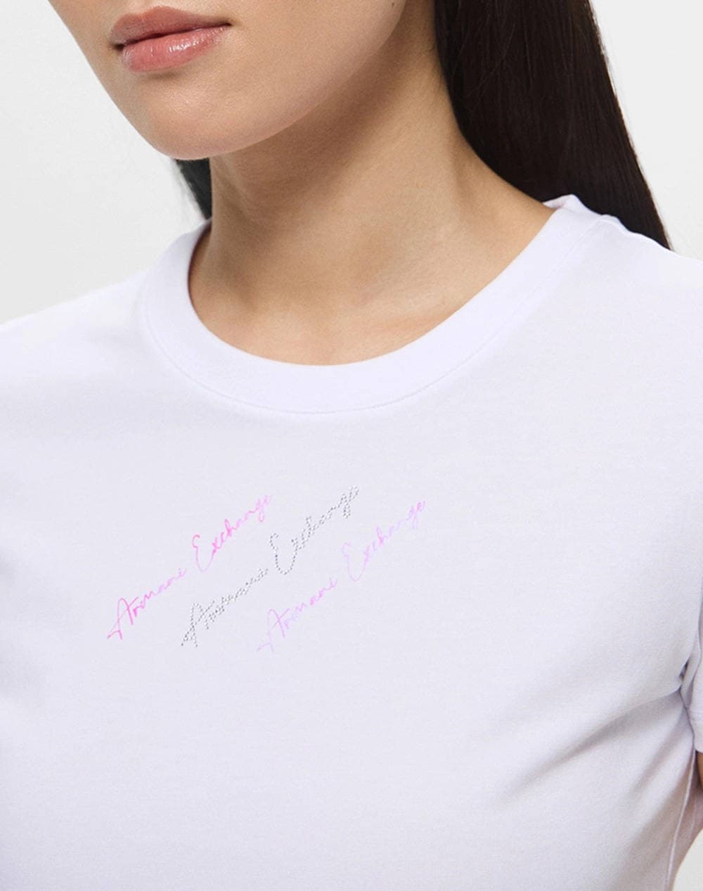 Women's T-Shirts Armani Exchange White