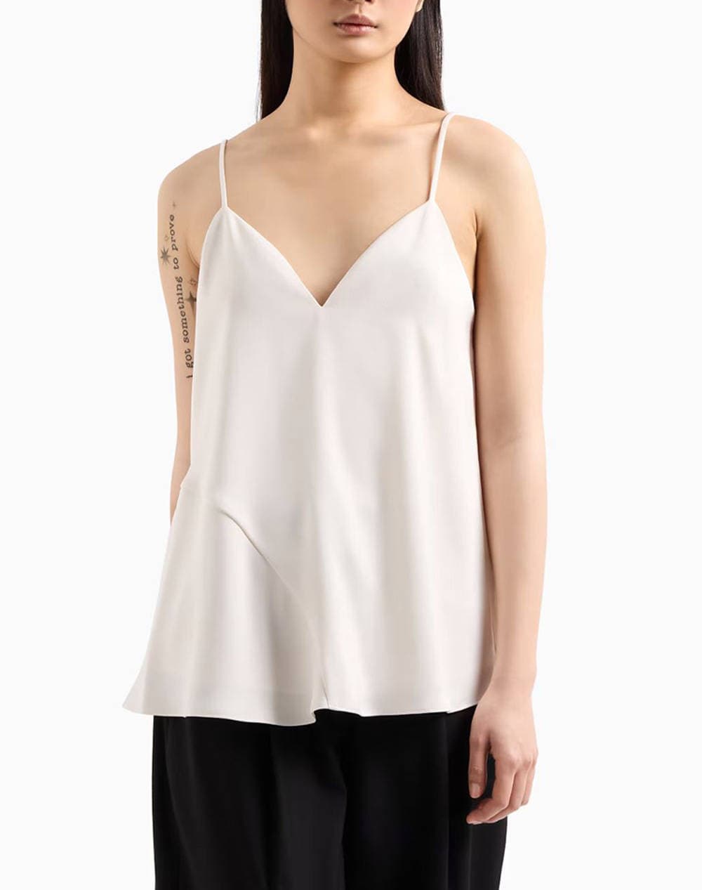 Women's Tops Armani Exchange Ecru