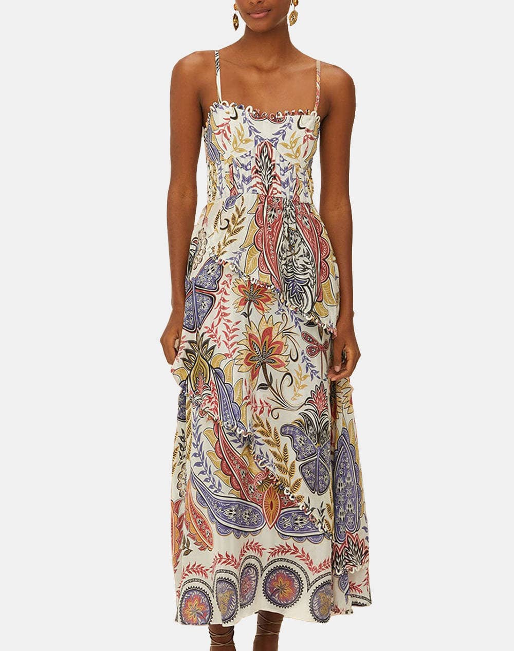 Women's Maxi Dresses Farm Rio Ecru