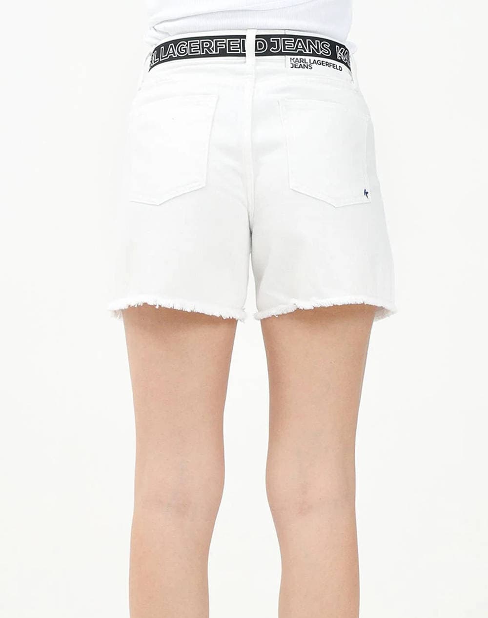 Women's Denim Shorts Karl Lagerfeld Jeans White