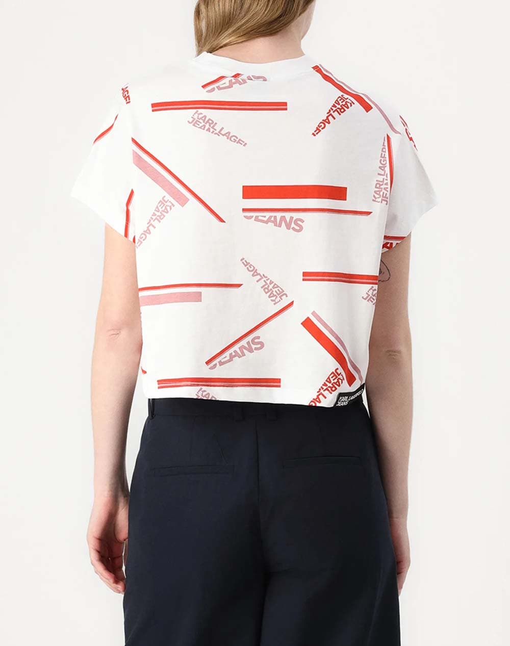 Women's T-Shirts Karl Lagerfeld Jeans Ecru