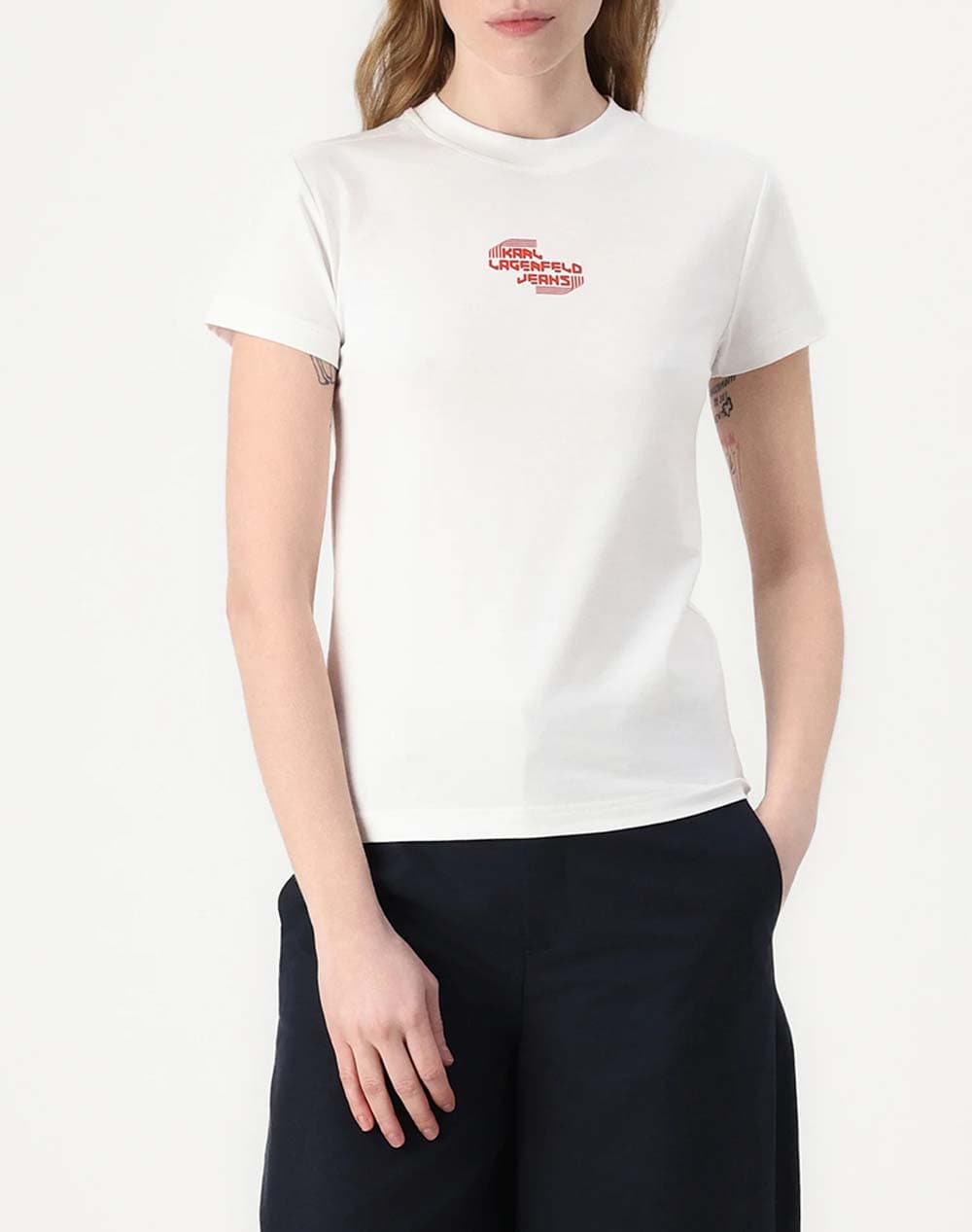 Women's T-Shirts Karl Lagerfeld Jeans Orange