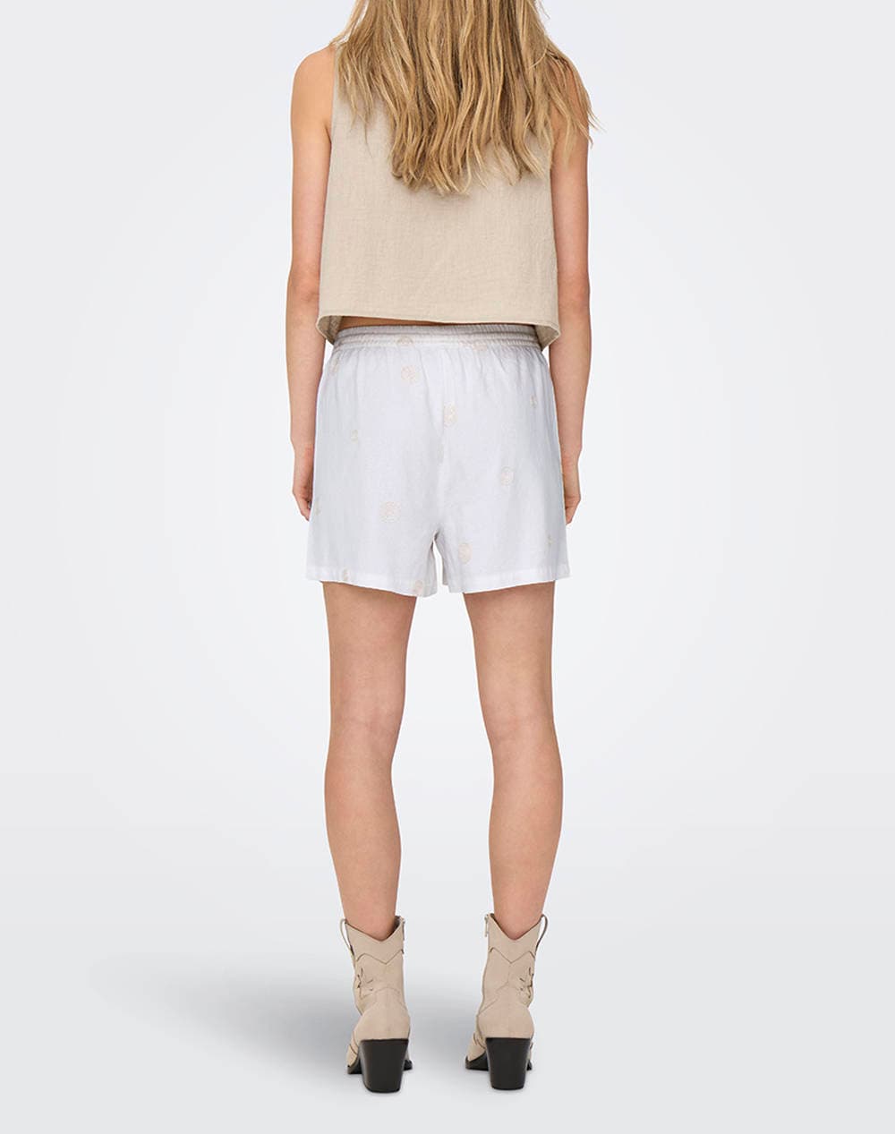 Women's Shorts Only White
