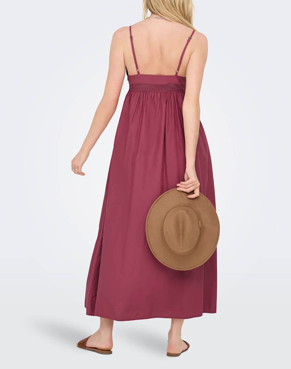 Women's Maxi Dresses Only Bordeaux