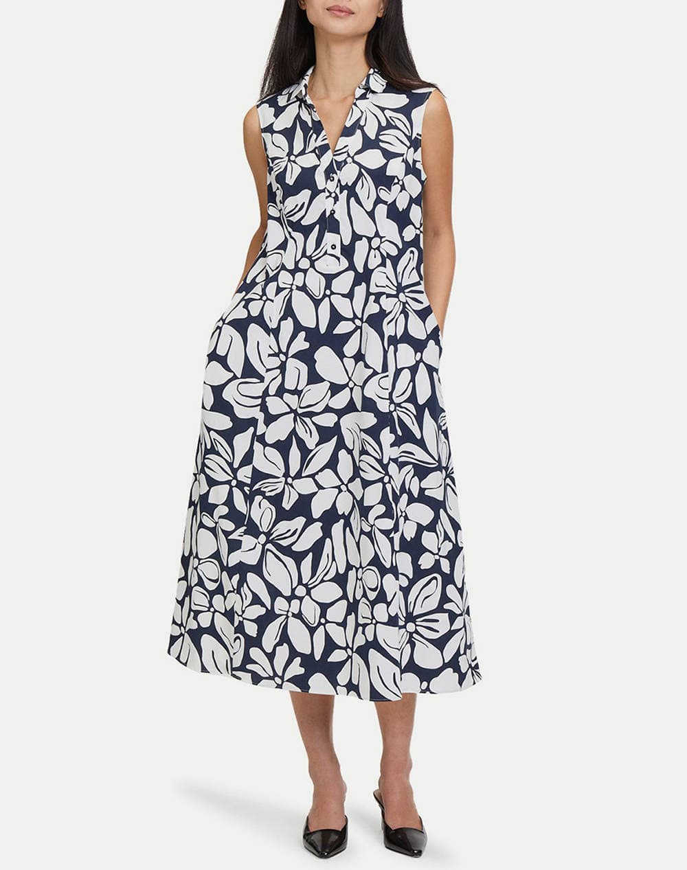 VERA MONT DRESS 6669/4060-8812 DarkBlue