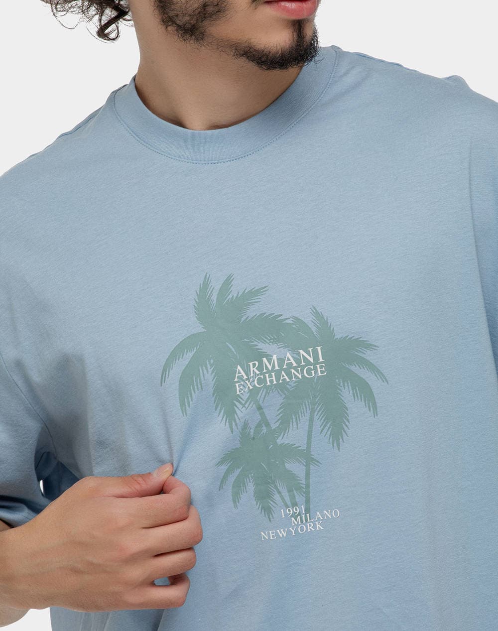 Men's T-Shirts Armani Exchange Blue