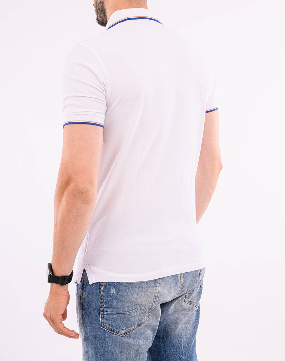 Men's Polo Shirts Ascott White