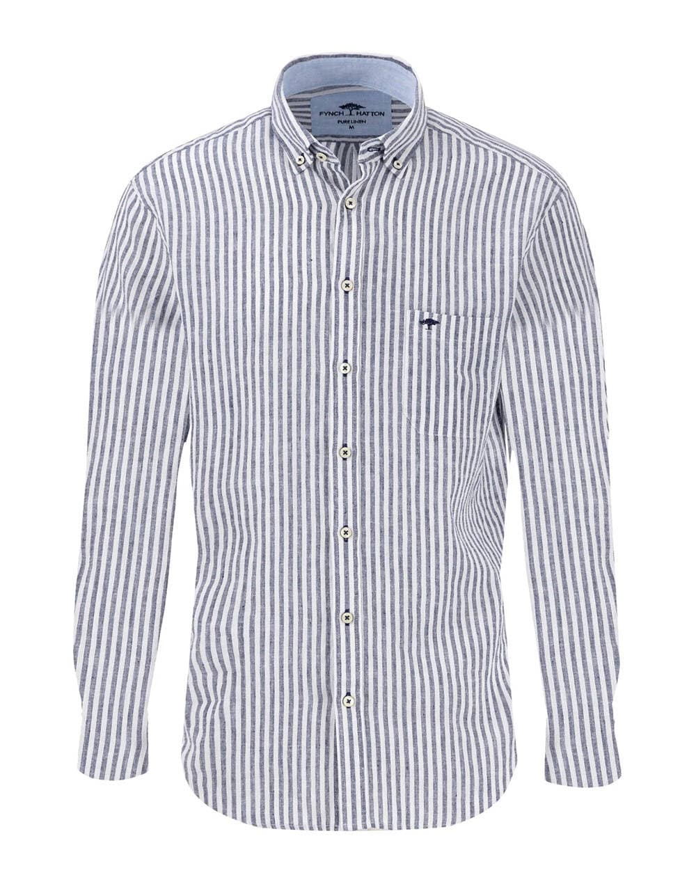 FYNCH-HATTON SHIRTS 1504 6140-685 NavyBlue