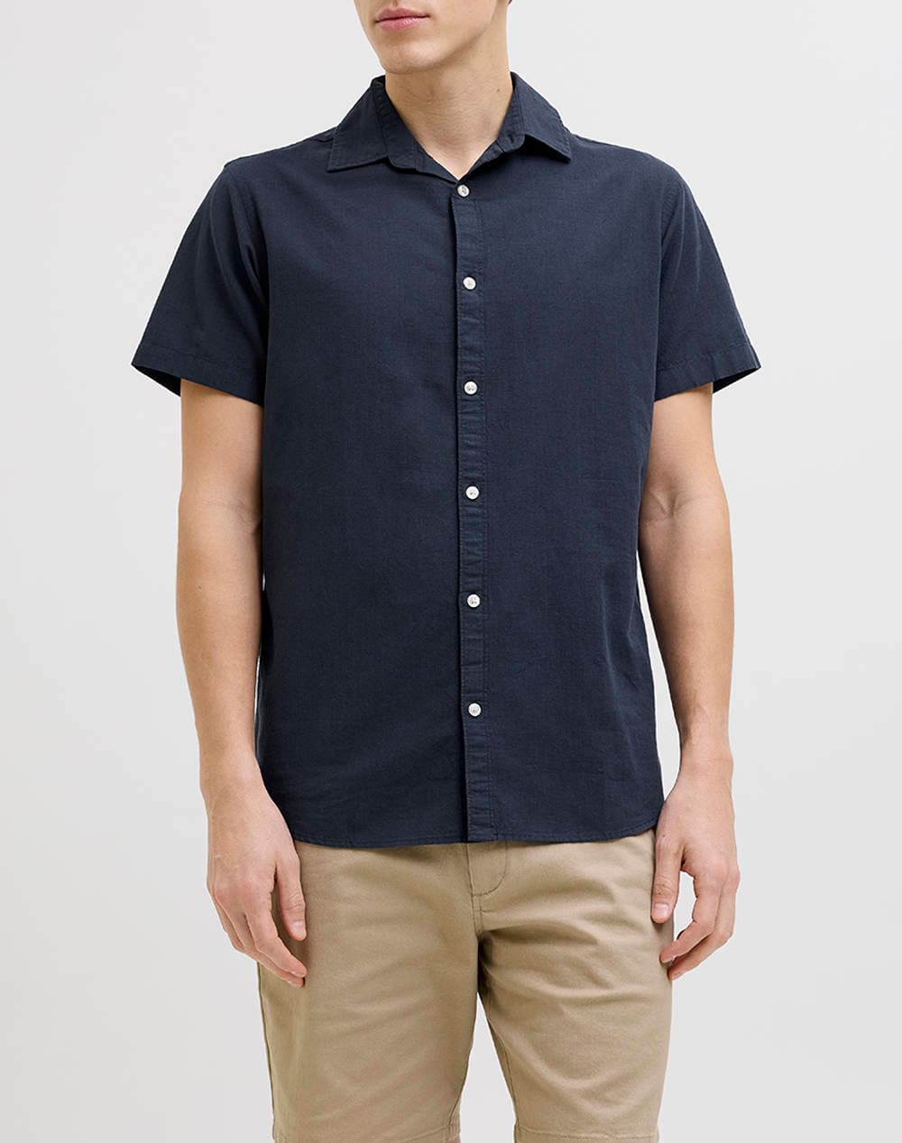 JJ REBEL JREBMOSS SUNNY SHIRT SS 12270668-BRIGHT WHITE OffWhite