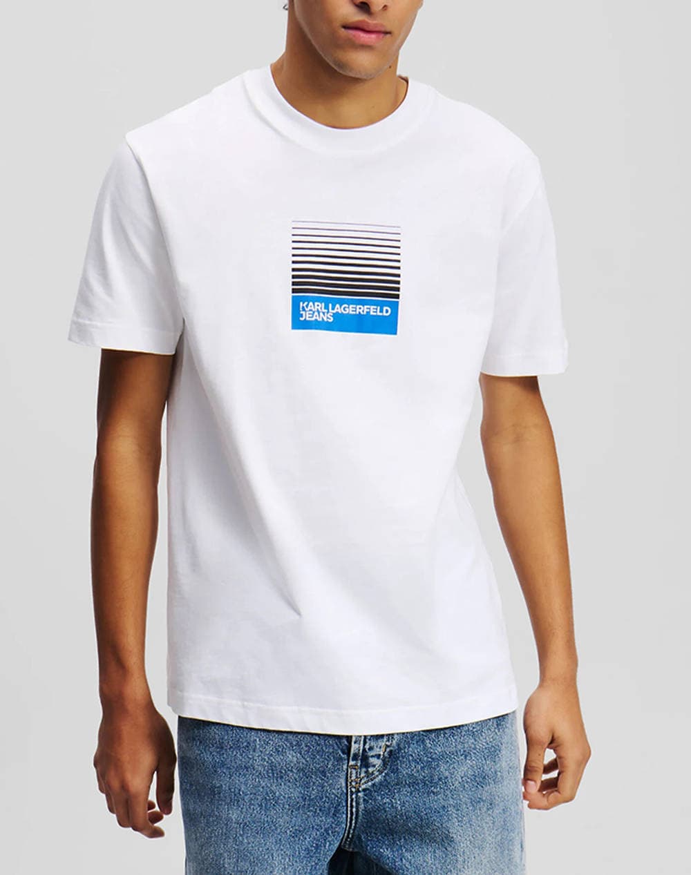 Men's T-Shirts Karl Lagerfeld Jeans White