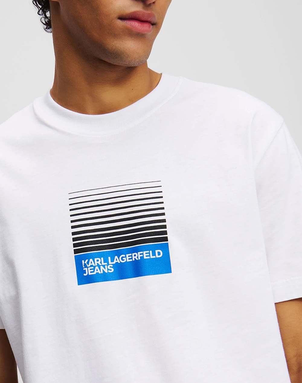 Men's T-Shirts Karl Lagerfeld Jeans White