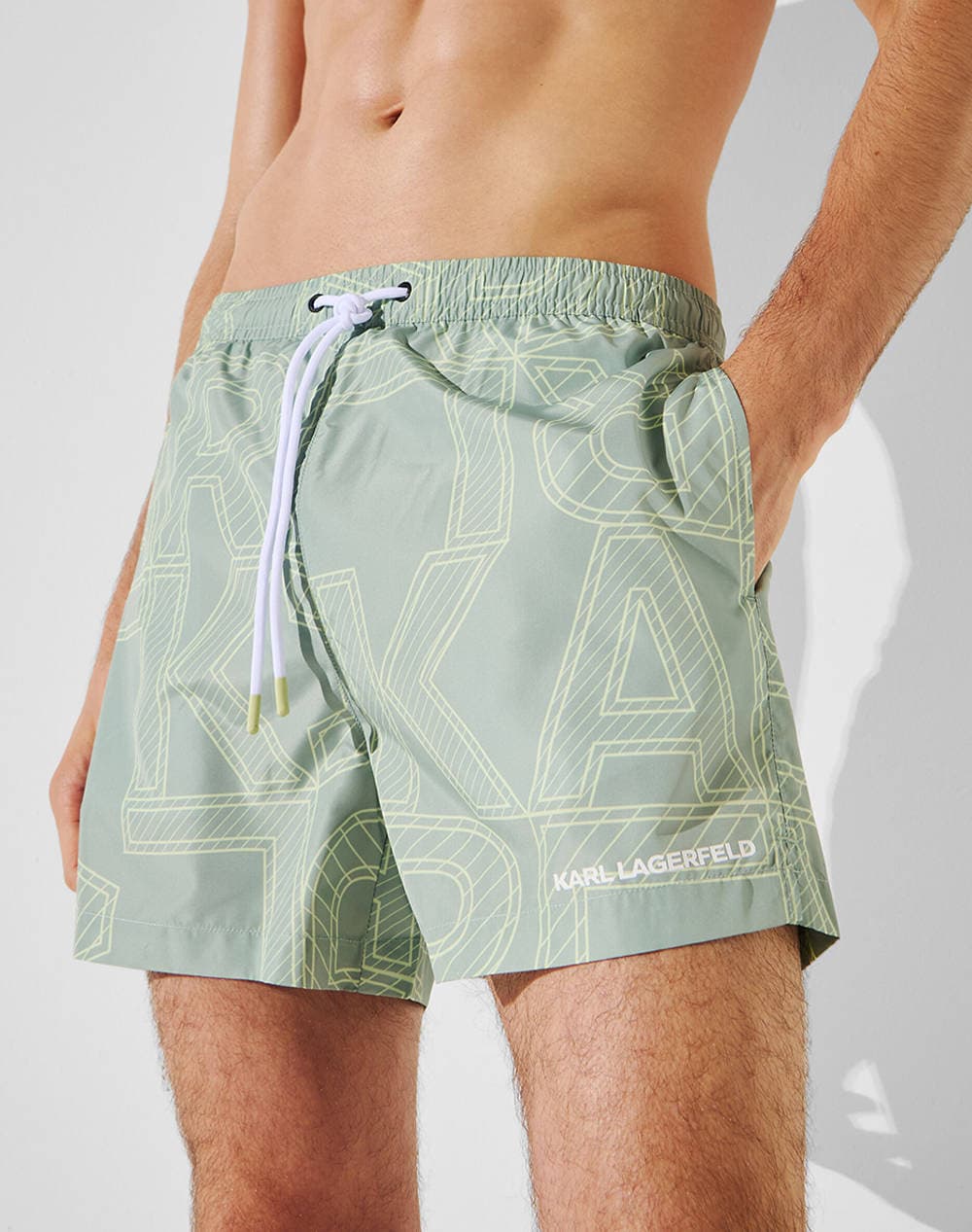 KARL LAGERFELD SEASONAL AOP SHORT BOARDSHORTS A2M46033-1SW LightBlue