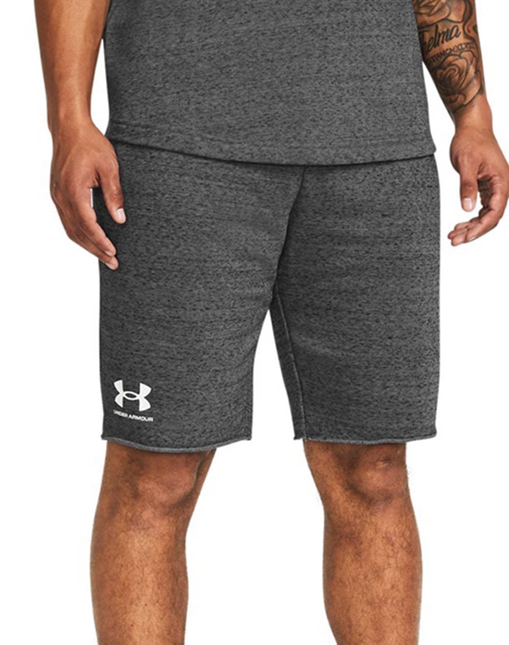 Under Armour Rival Ανδρική Βερμούδα Cotton Terry Μαύρη