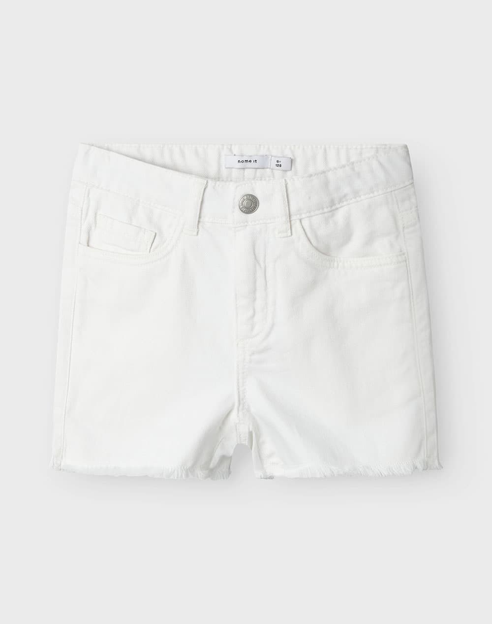 Girls' Shorts Name It White