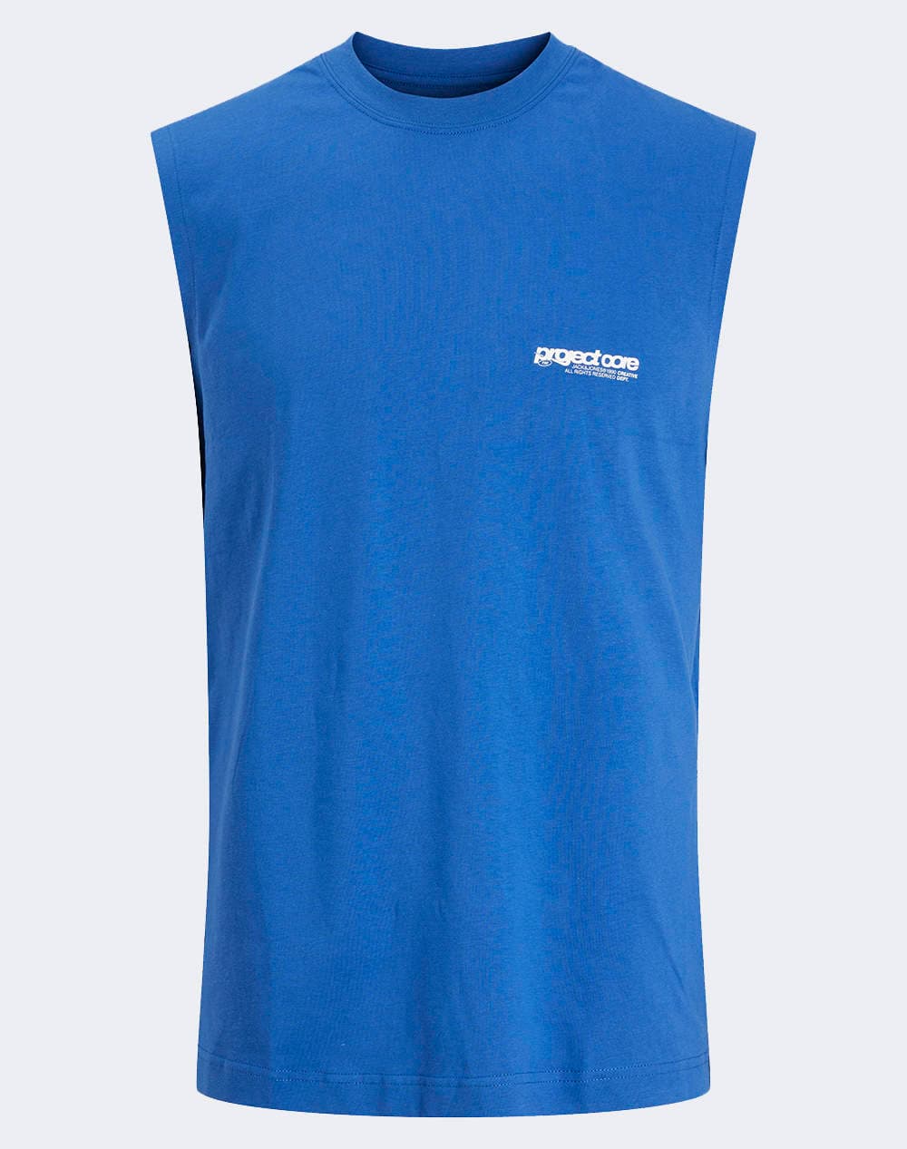 JACK&JONES JCOUNION PRINT TANK TOP JNR 12274576-Beaucoup Blue Blue