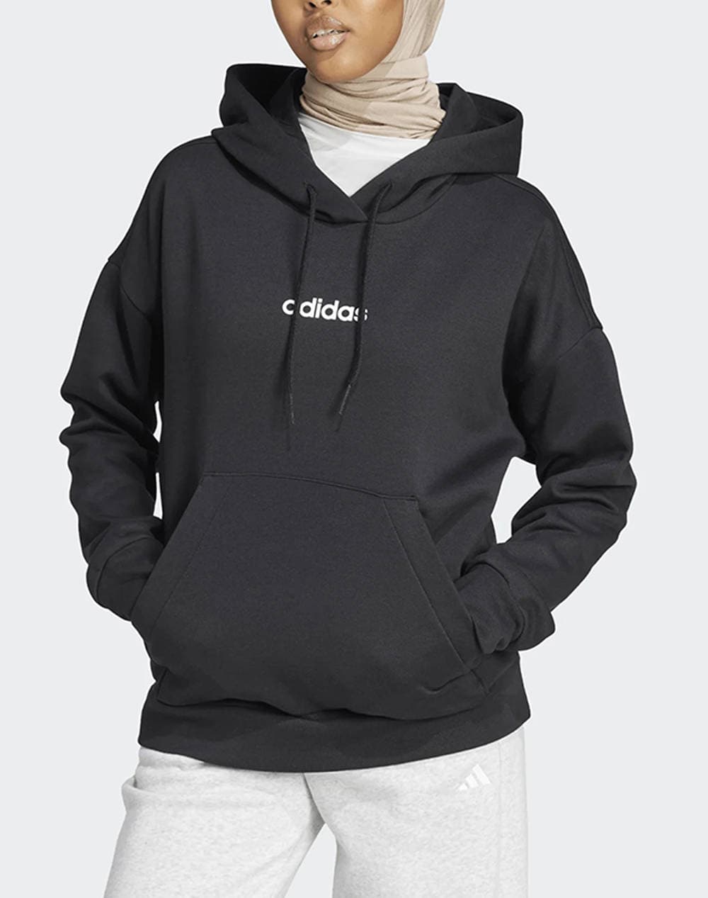 ADIDAS W LIN FL HD JG8653-BLACK Black