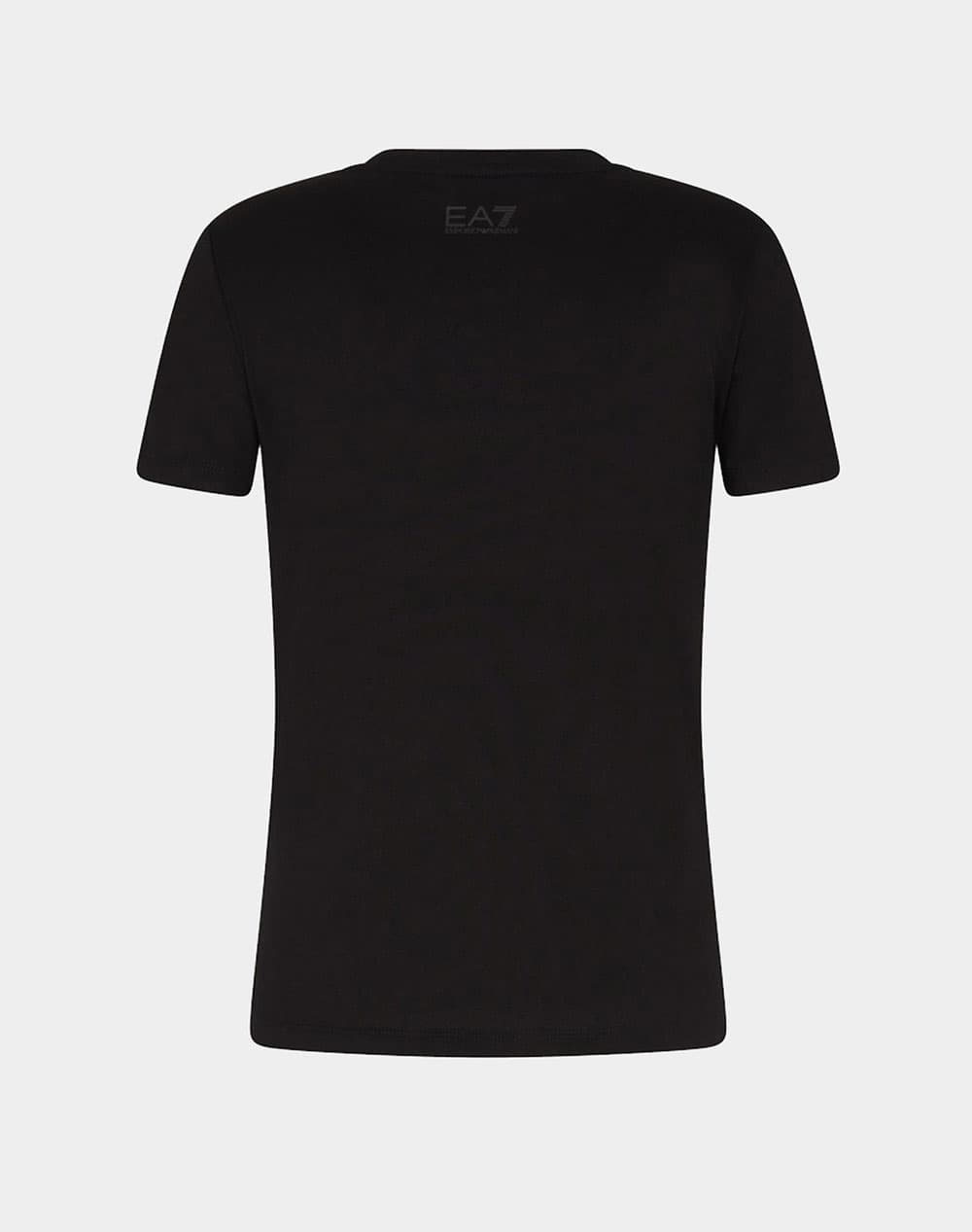 Women's T-Shirts Ea7 Emporio Armani Black