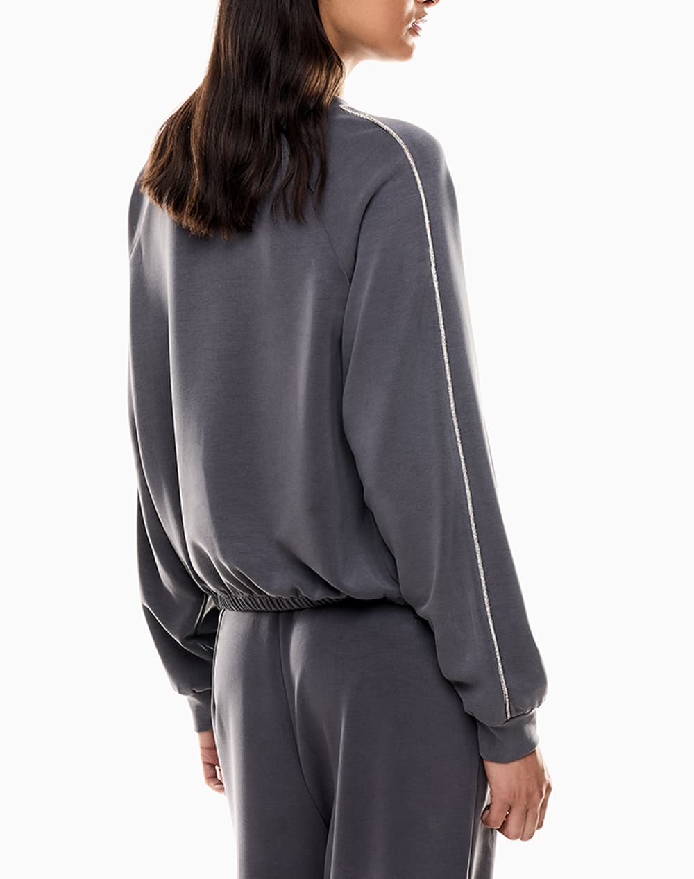 Women's Sweatshirts Ea7 Emporio Armani Gray