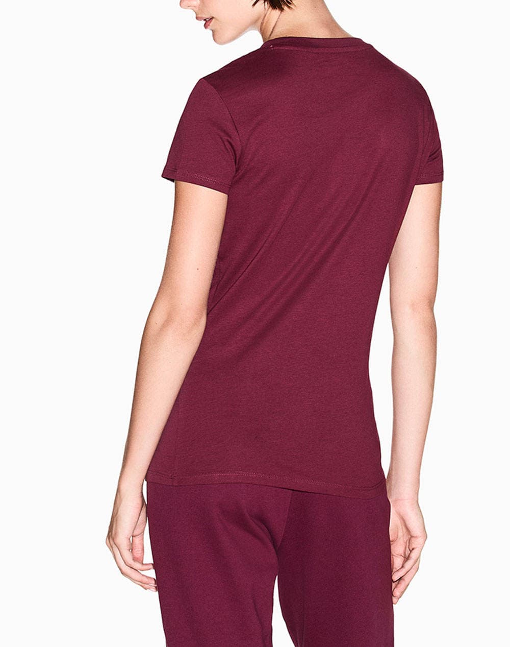 Women's T-Shirts Armani Exchange Bordeaux