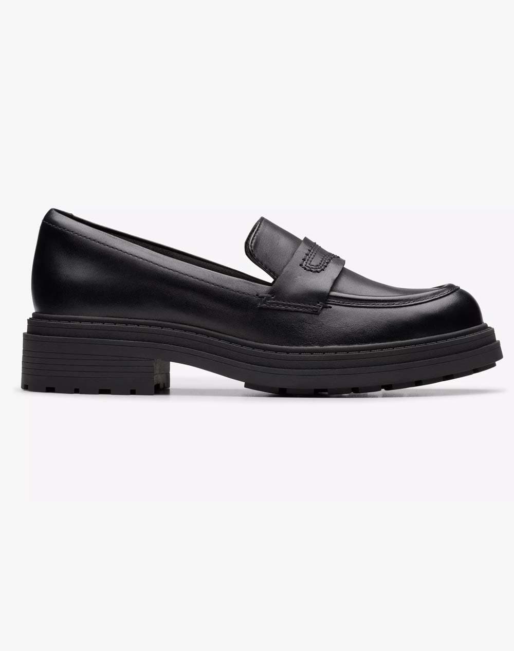 CLARKS Orinoco3 Edge 26183172-BLACK LEATHER Black