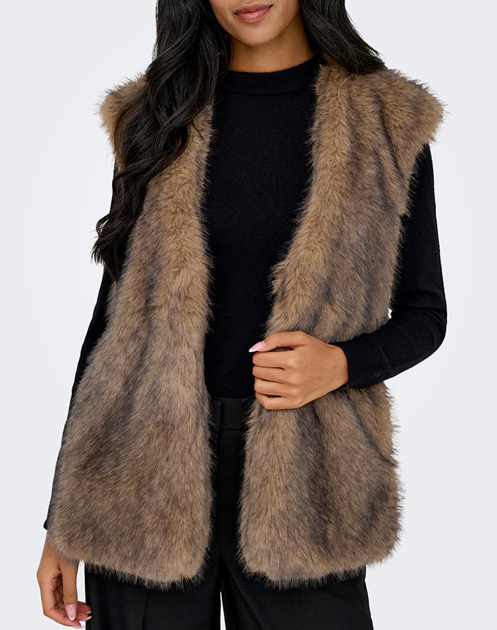 Women's Vests Only Brown