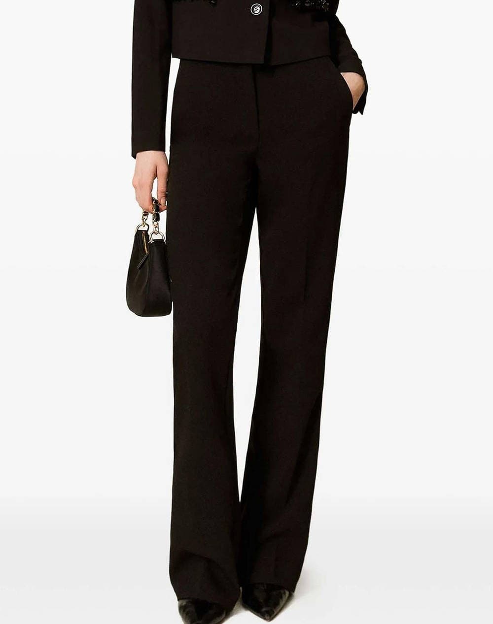 Women's Pants Twinset Black