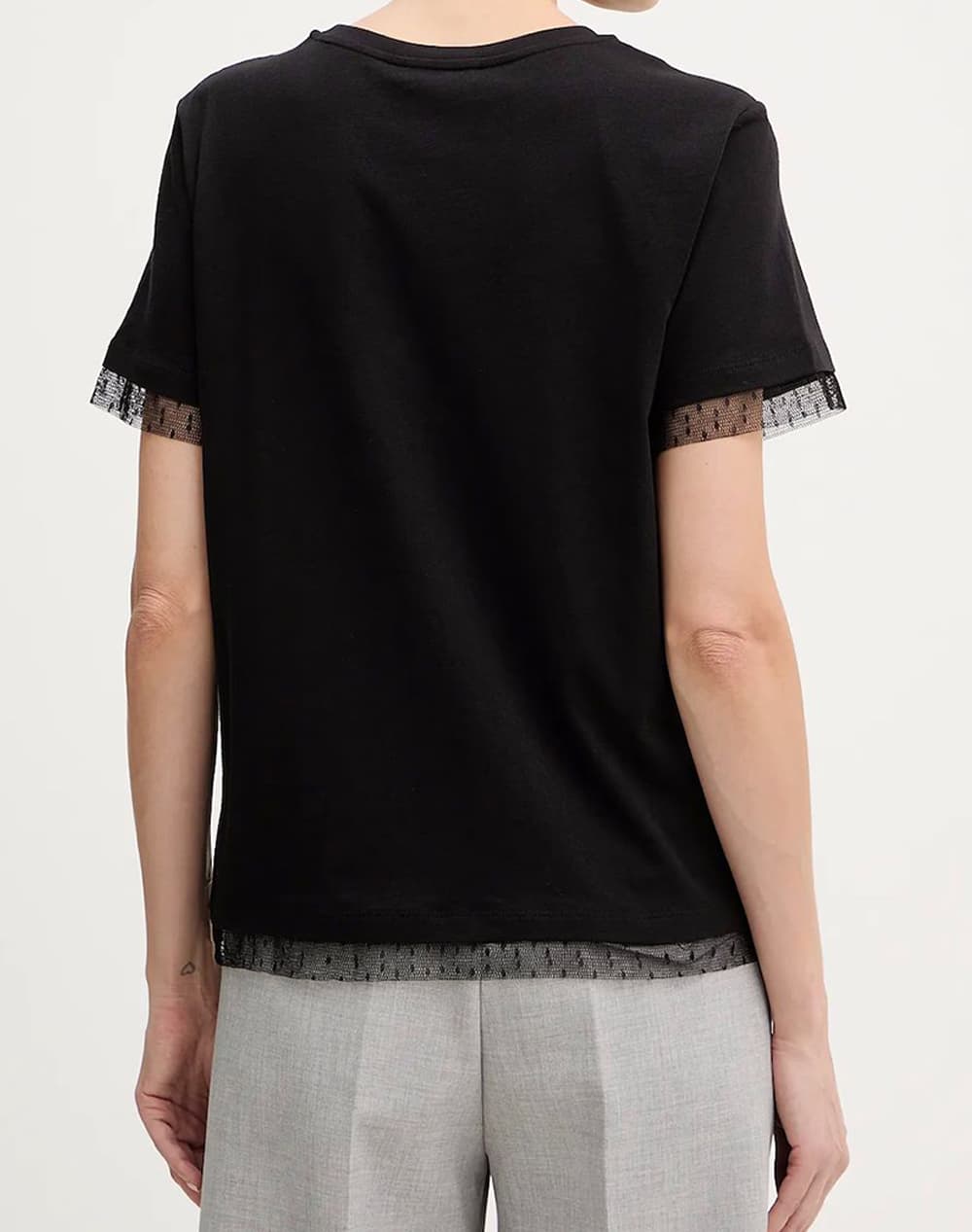 Women's T-Shirts Twinset Black