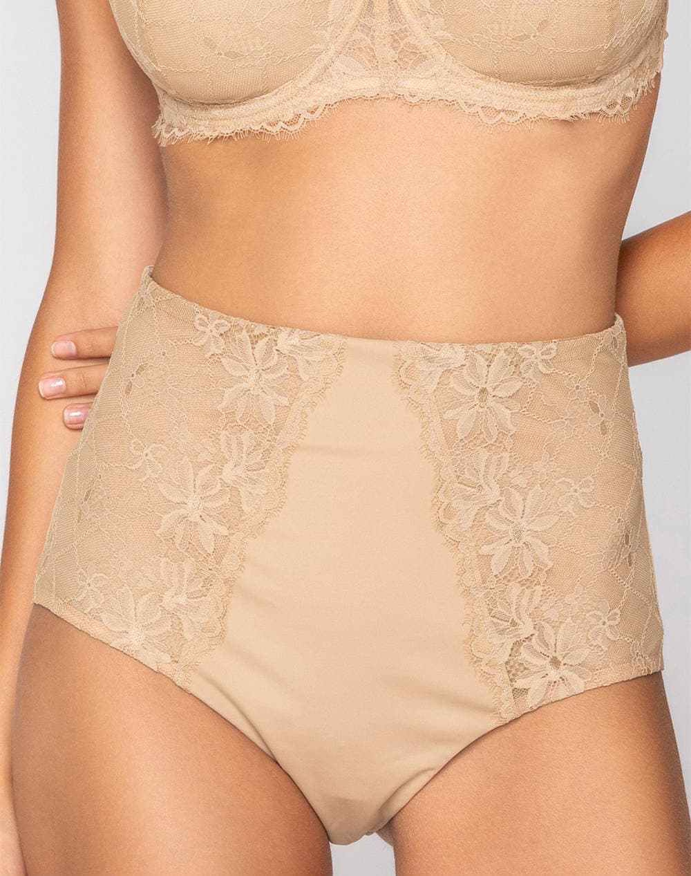 LUNA Venus high waist maxi brief 25502-13 Biege