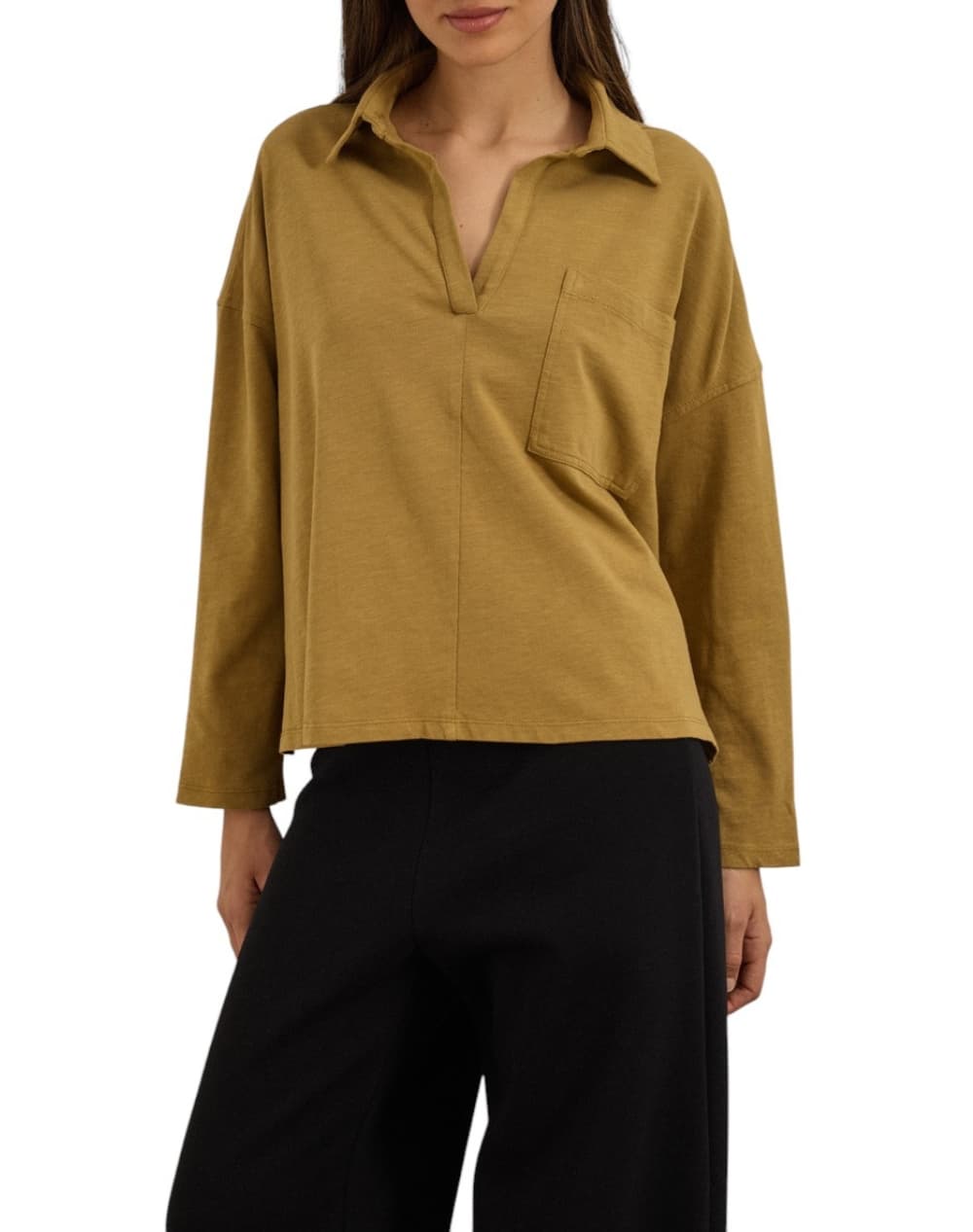 Women's T-Shirts Namaste Green