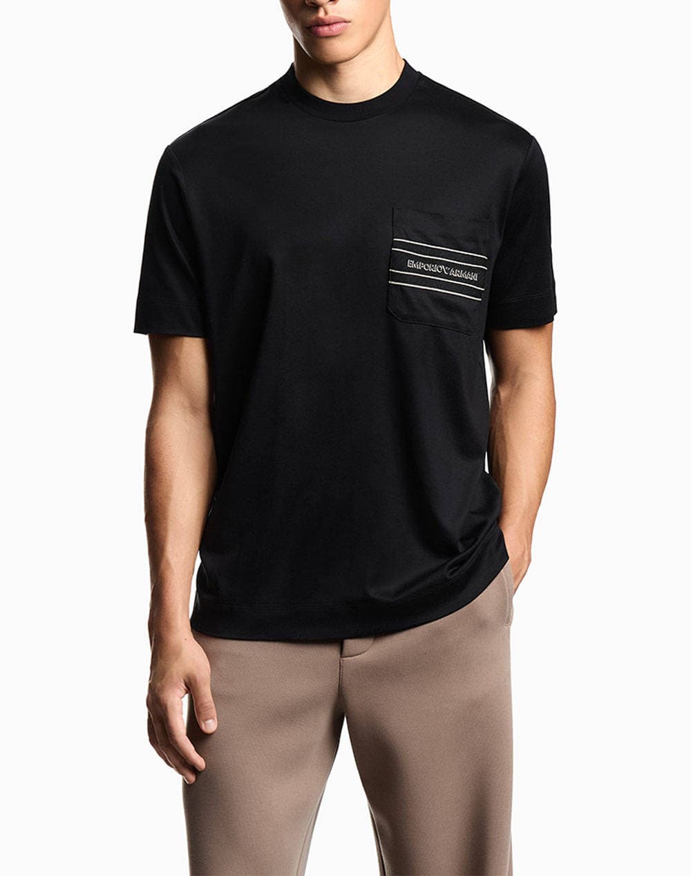 Men's T-Shirts Emporio Armani Black