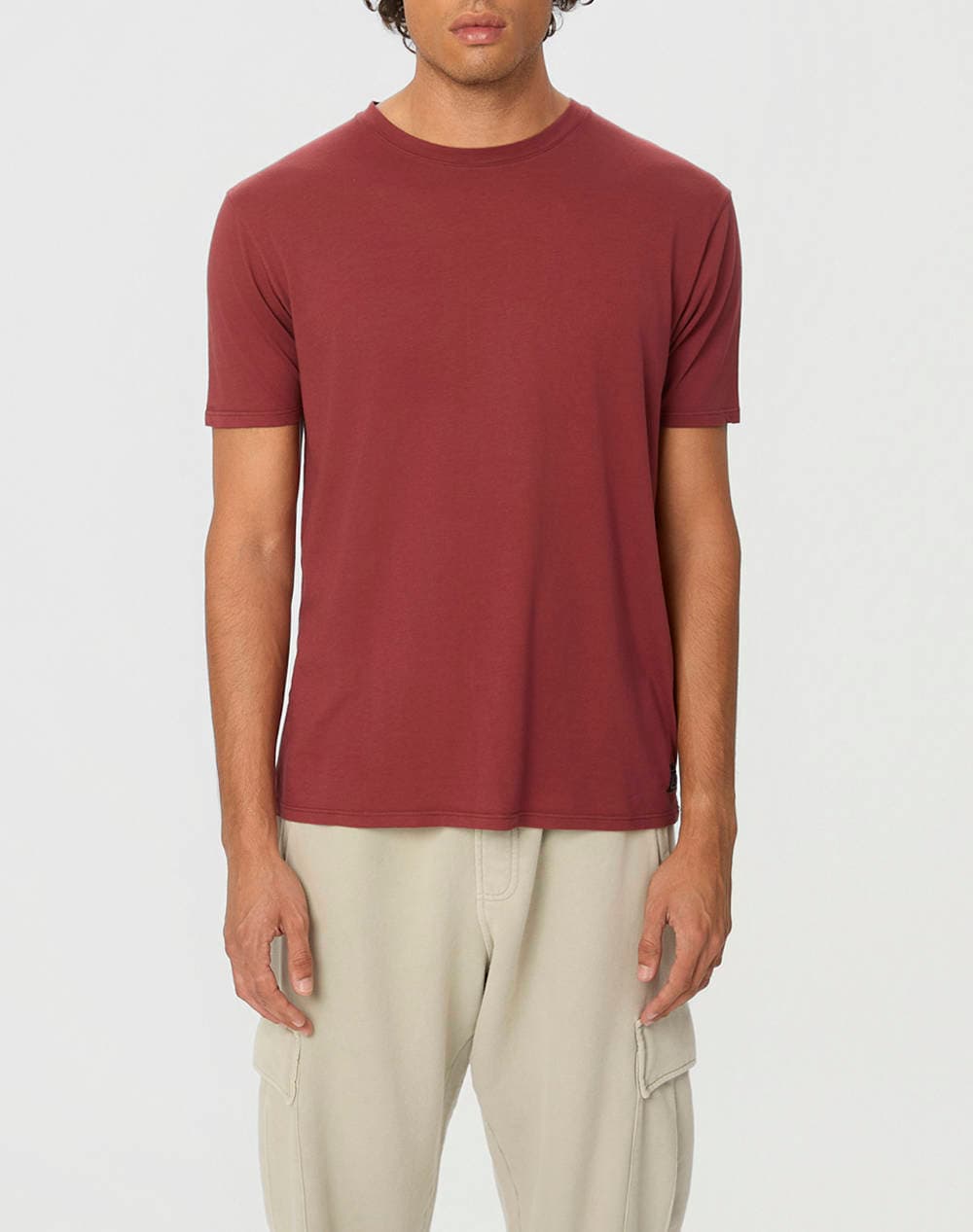 DIRTY LAUNDRY RELAXED ROUNDNECK T-SHIRT DLMT000595-CHERRY RedWine