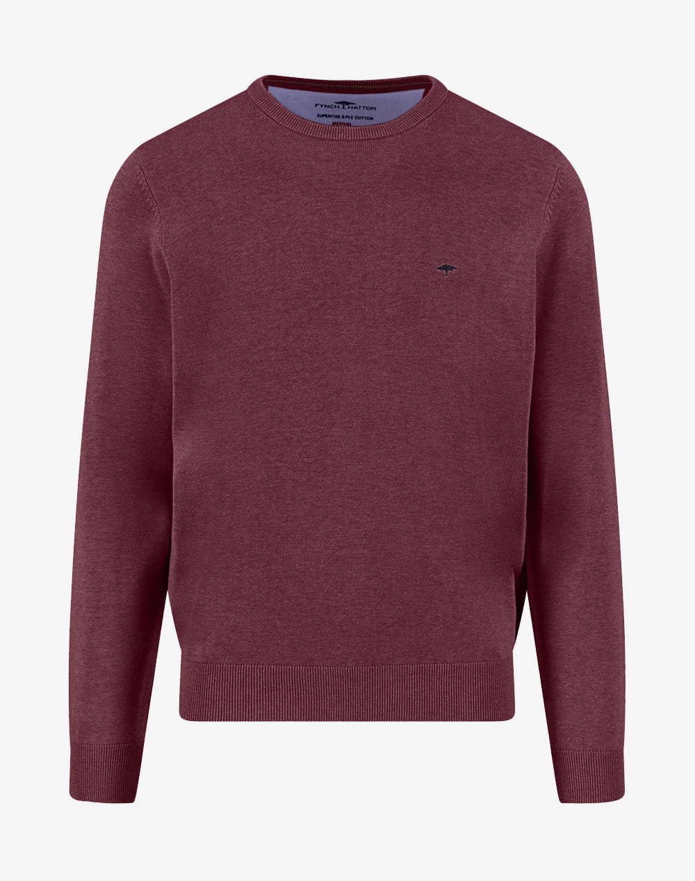 Fynch Hatton Πλεκτή μπλούζα της σειράς Superfine Cotton