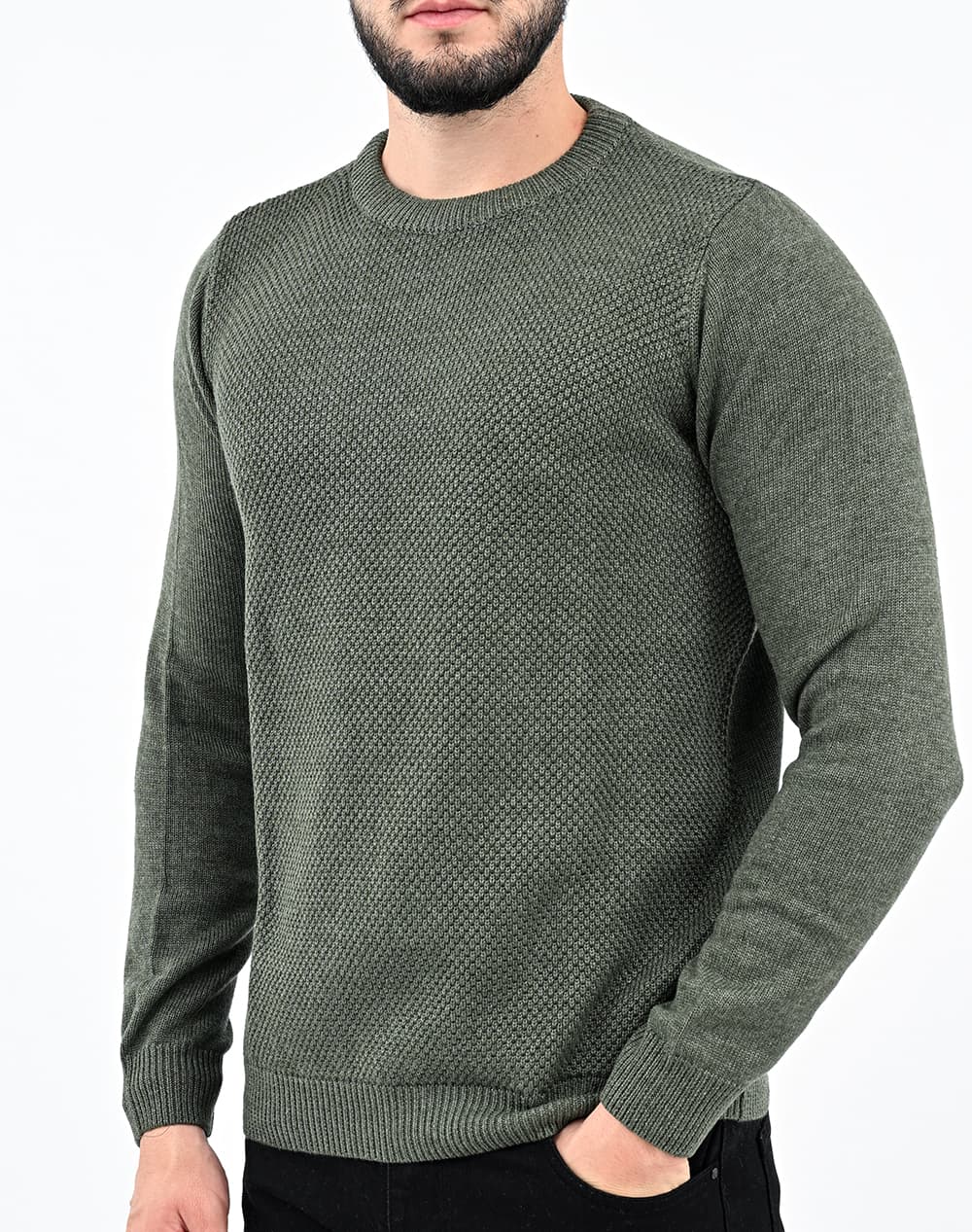 Men's Knitwear Marcus Khaki