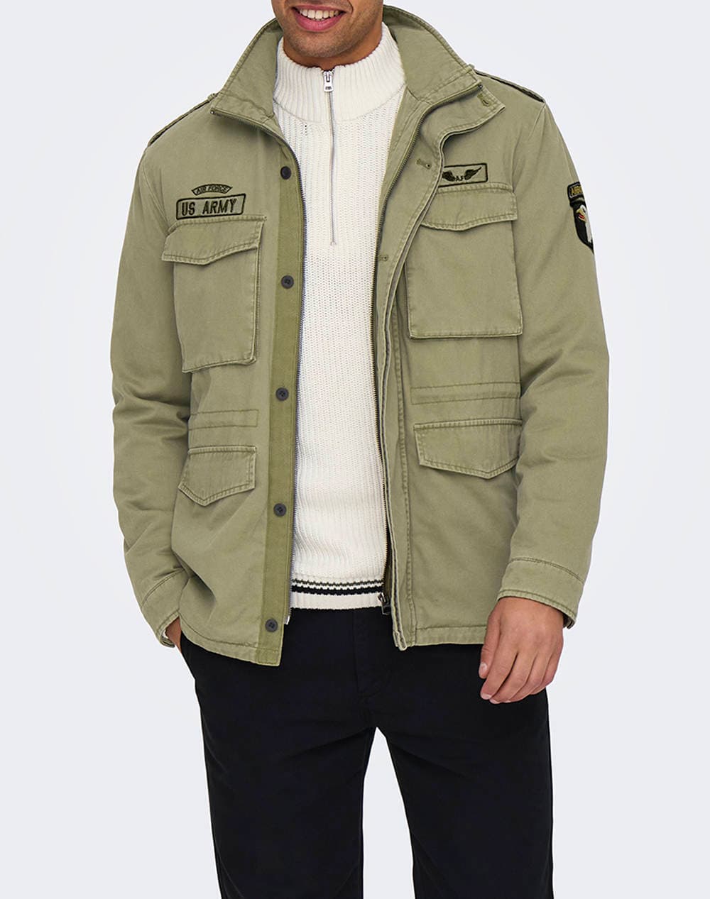 Men's Jackets Only & Sons Green