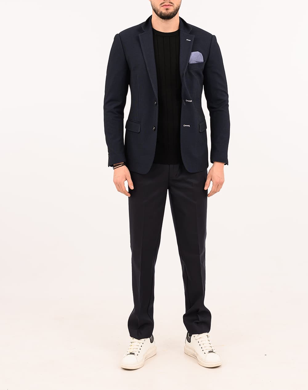 Men's Blazers Preend Blue