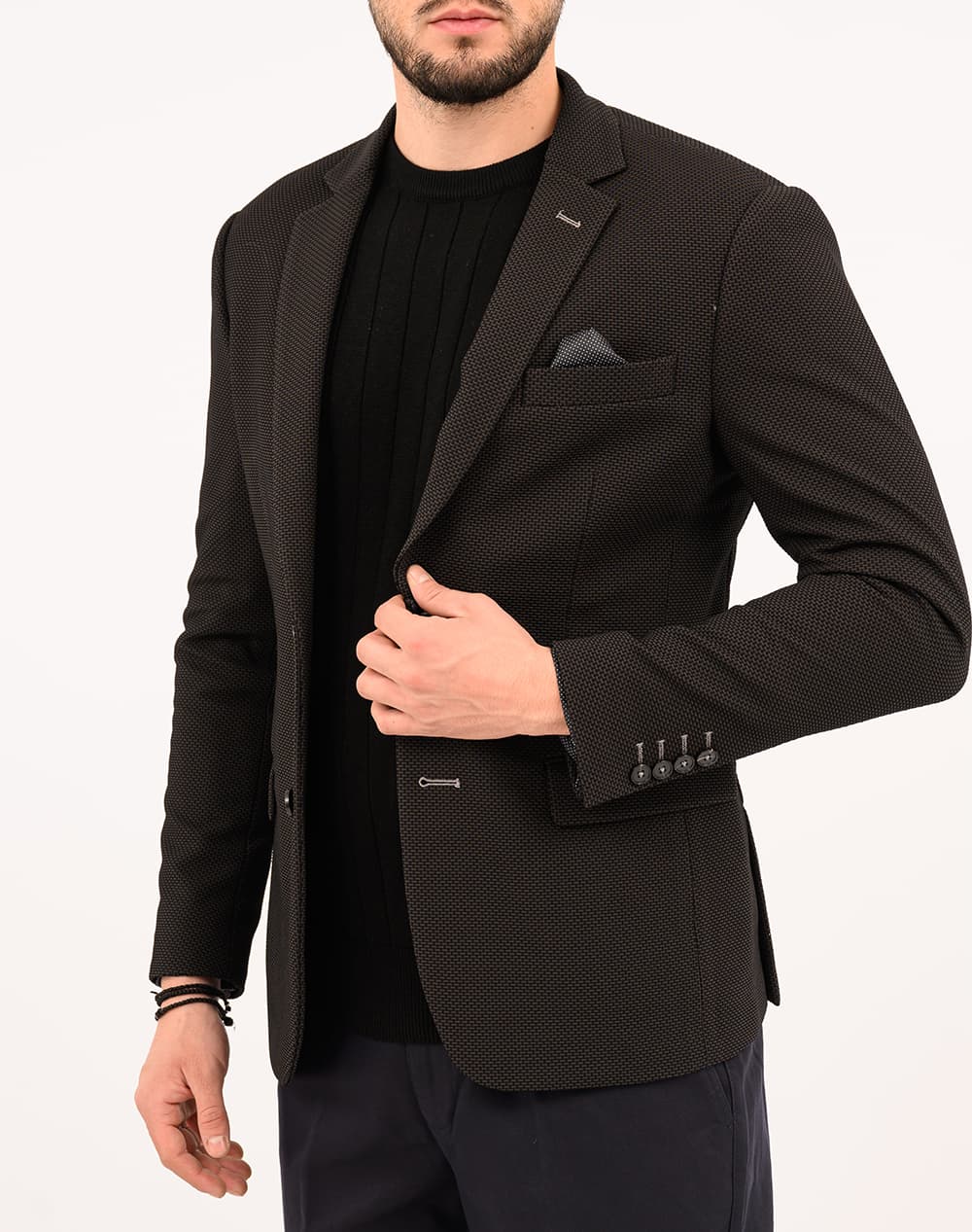 Men's Blazers Preend Black