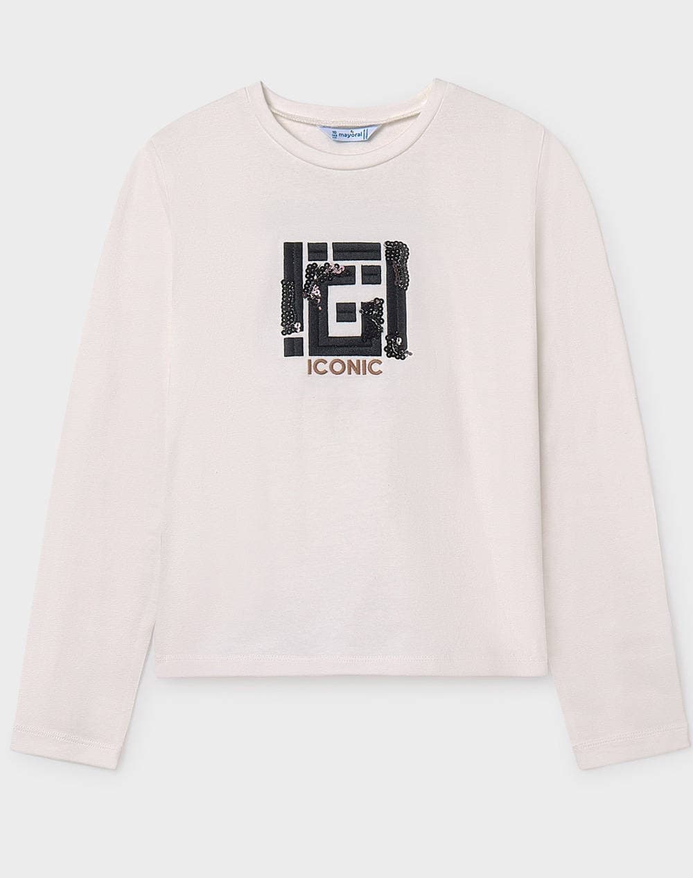 MAYORAL ΜΠΛΟΥΖΑ ΜΑΚΡΥΜΑΝΙΚΗ ΚΕΝΤΗΤΗ 07018-090 Black