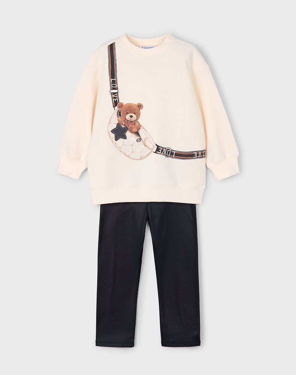 MAYORAL ΣΕΤ ΦΟΥΤΕΡ ΚΟΛΑΝ PU 04727-056 Black